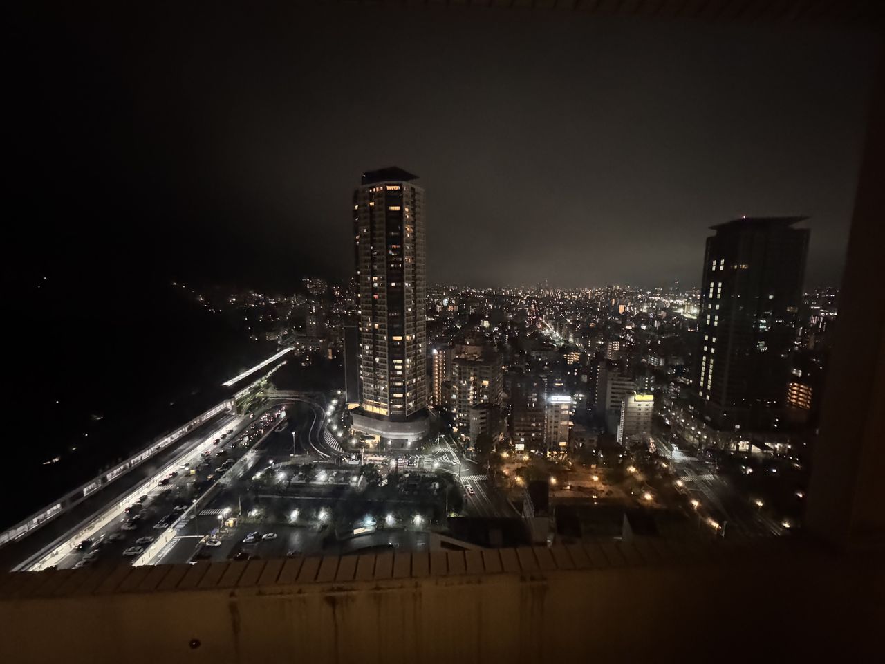 從房間看出去的新神戶夜景